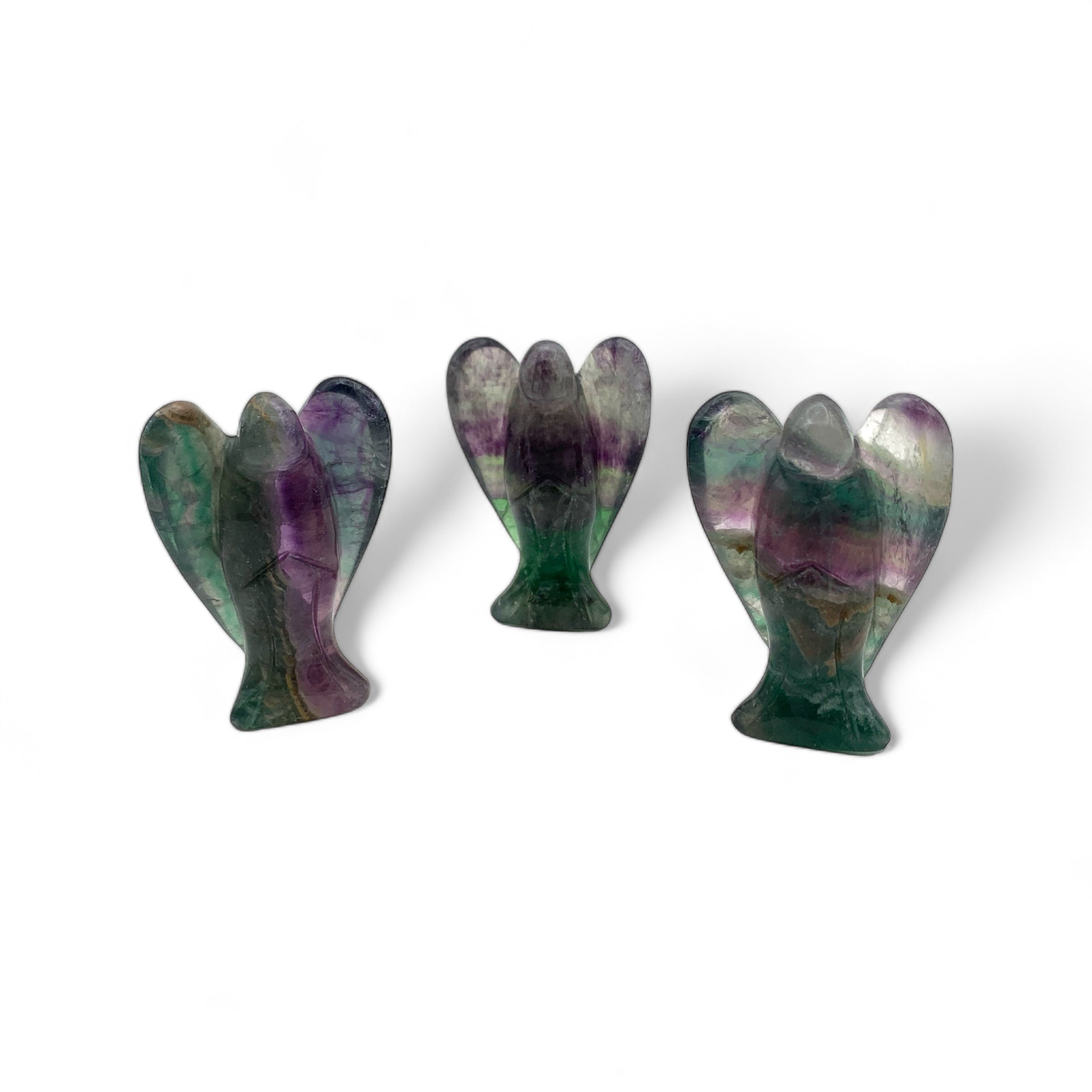 Fluorite - Rainbow Angel $50 crack SALE $25